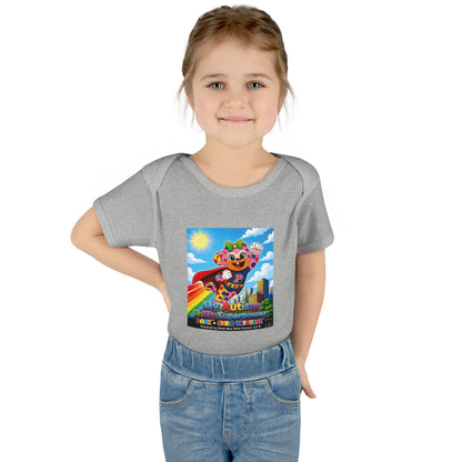 Panz™ Infant Baby Rib Bodysuit – "My Autism is My Superpower" Graphic | Smile Universe Collection