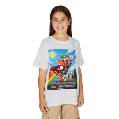 Panz™ Youth DryBlend® T-Shirt – "My Autism is My Superpower" Graphic | Smile Universe Collection