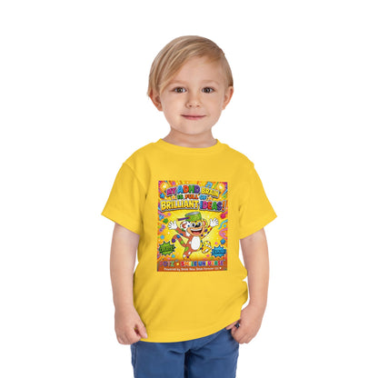 Potz™ Toddler Short Sleeve Tee – "My ADHD Brain is Full of Brilliant Ideas!" Graphic Tee | Smile Universe Collection