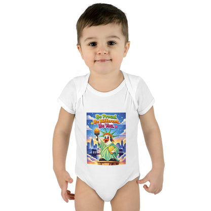 TuBz™ "Be Proud. Be Different. Be You." Infant Bodysuit - Inspirational Baby Onesie