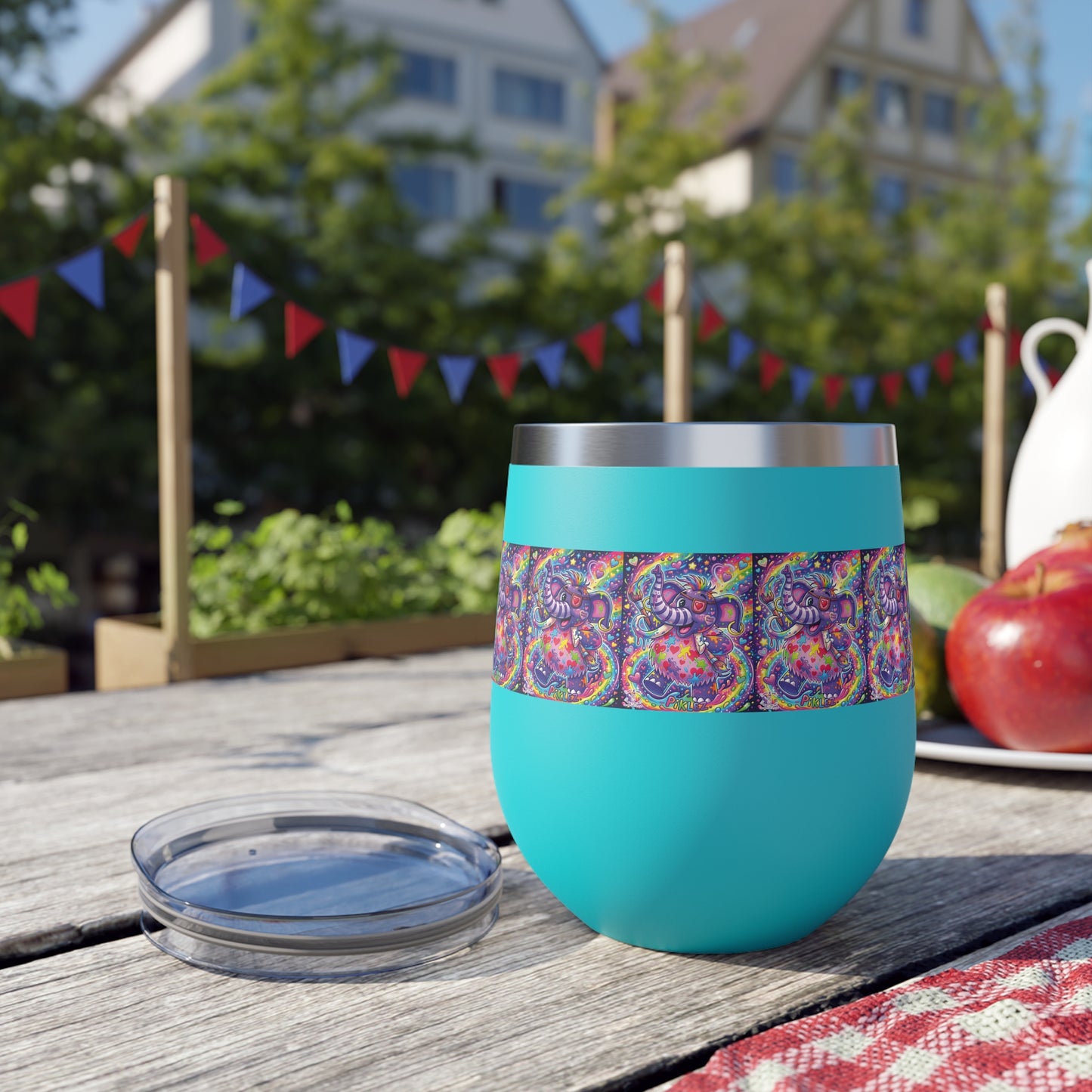 Piklez™ 40oz Copper Vacuum Insulated Cup – "Magic Paint!" Graphic | Smile Universe Collection
