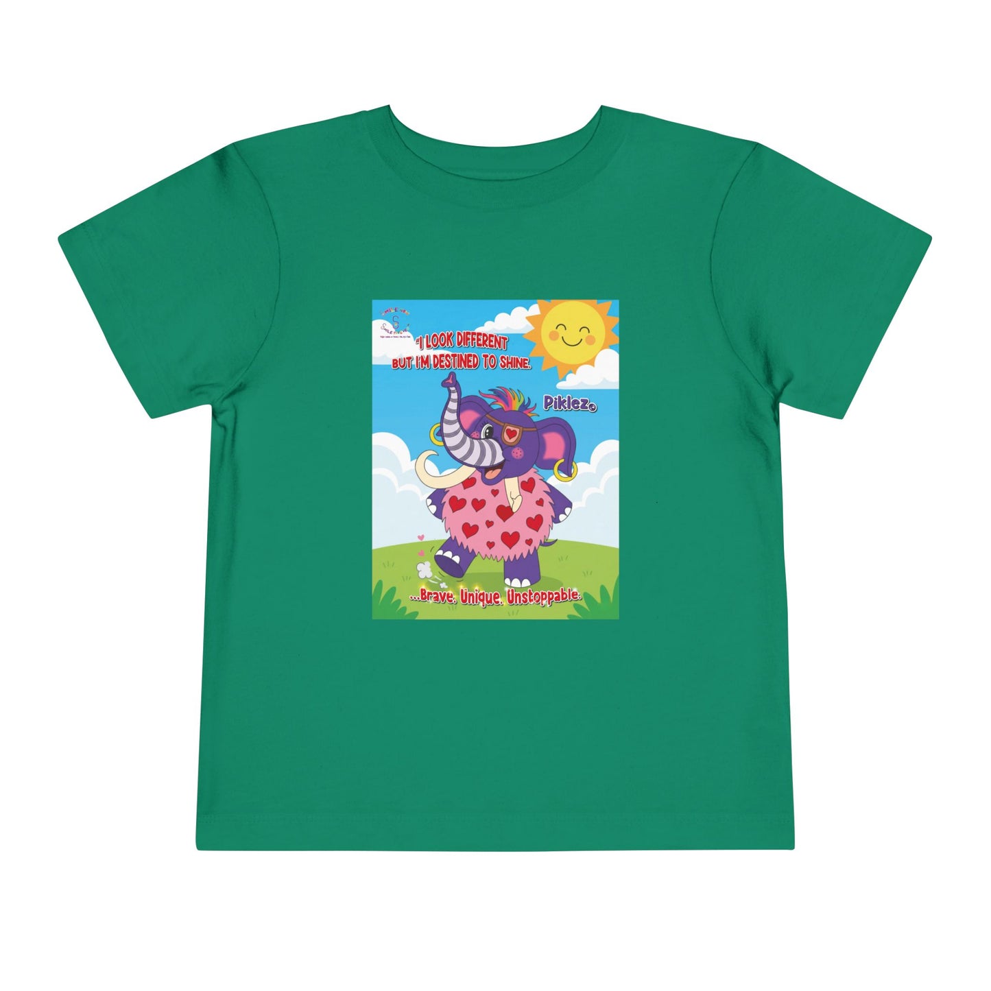 Piklez™ Toddler Tee – “Destined to Shine” Graphic Shirt | Smile Universe Collection
