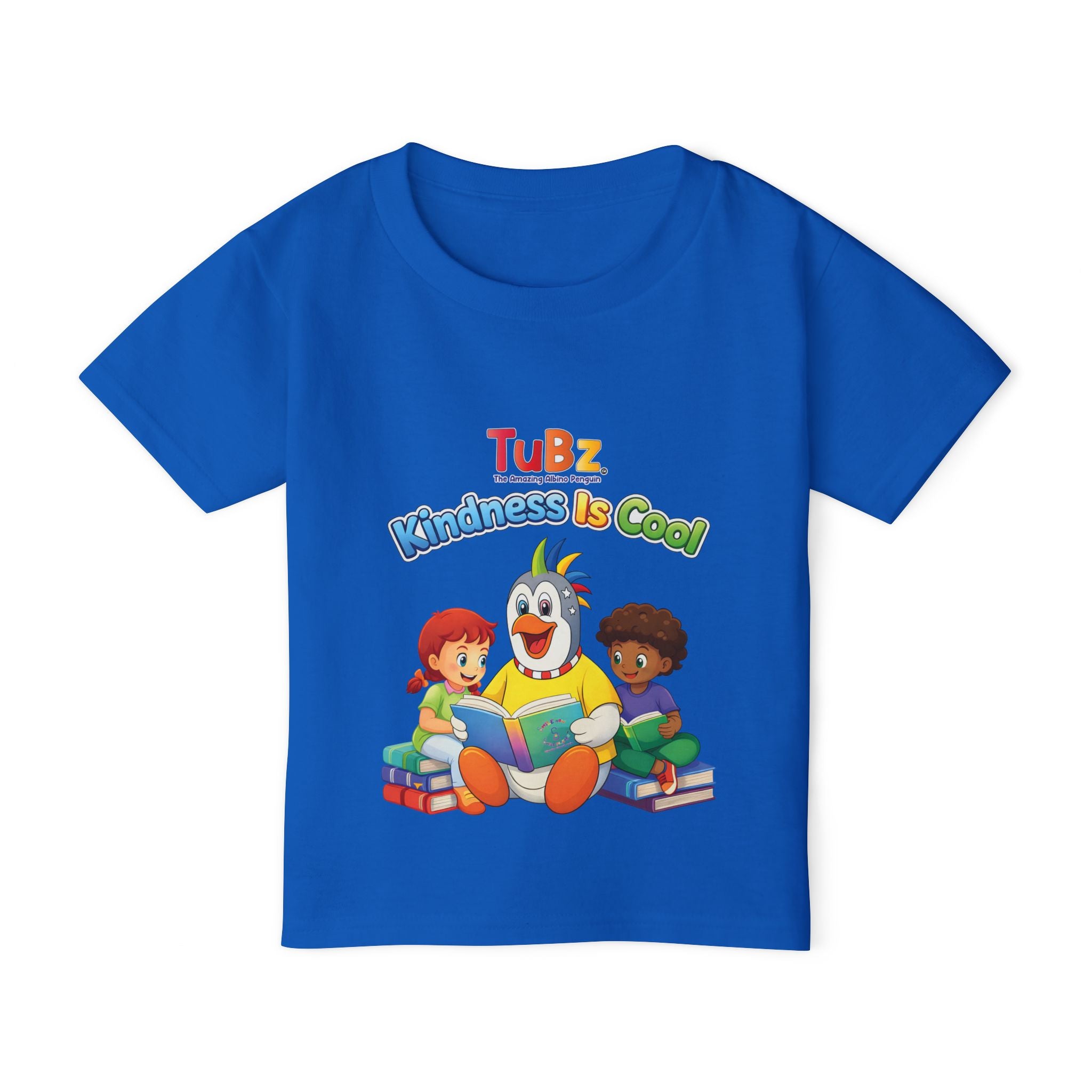 TuBz™ "Kindness Is Cool" Kids T-Shirt - Positive Message Graphic Tee | Smile Universe TuBz4Kidz