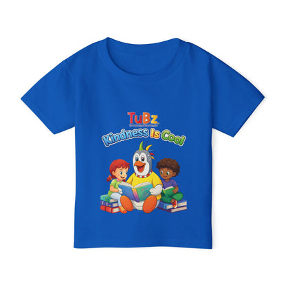 TuBz™ "Kindness Is Cool" Kids T-Shirt - Positive Message Graphic Tee | Smile Universe TuBz4Kidz