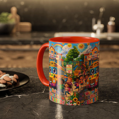 Lani™ Colorful Mug (11oz & 15oz) – "Where Being Different is CELEBRATED!" Graphic