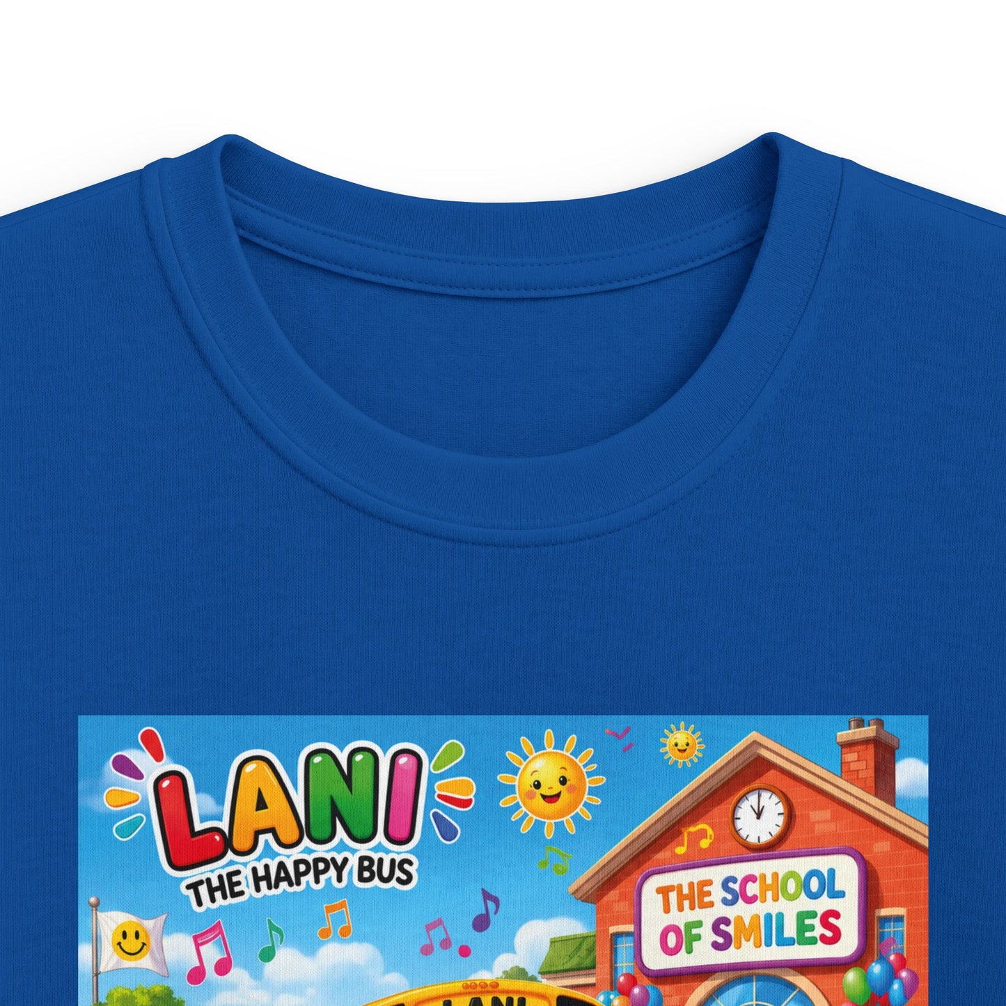 Lani™ Kids Softstyle Tee – "Let's Sing Happiness Together!" Graphic