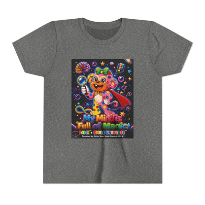 Panz™ Youth Short Sleeve Tee – "My Mind is Full of Magic" Graphic | Smile Universe Collection