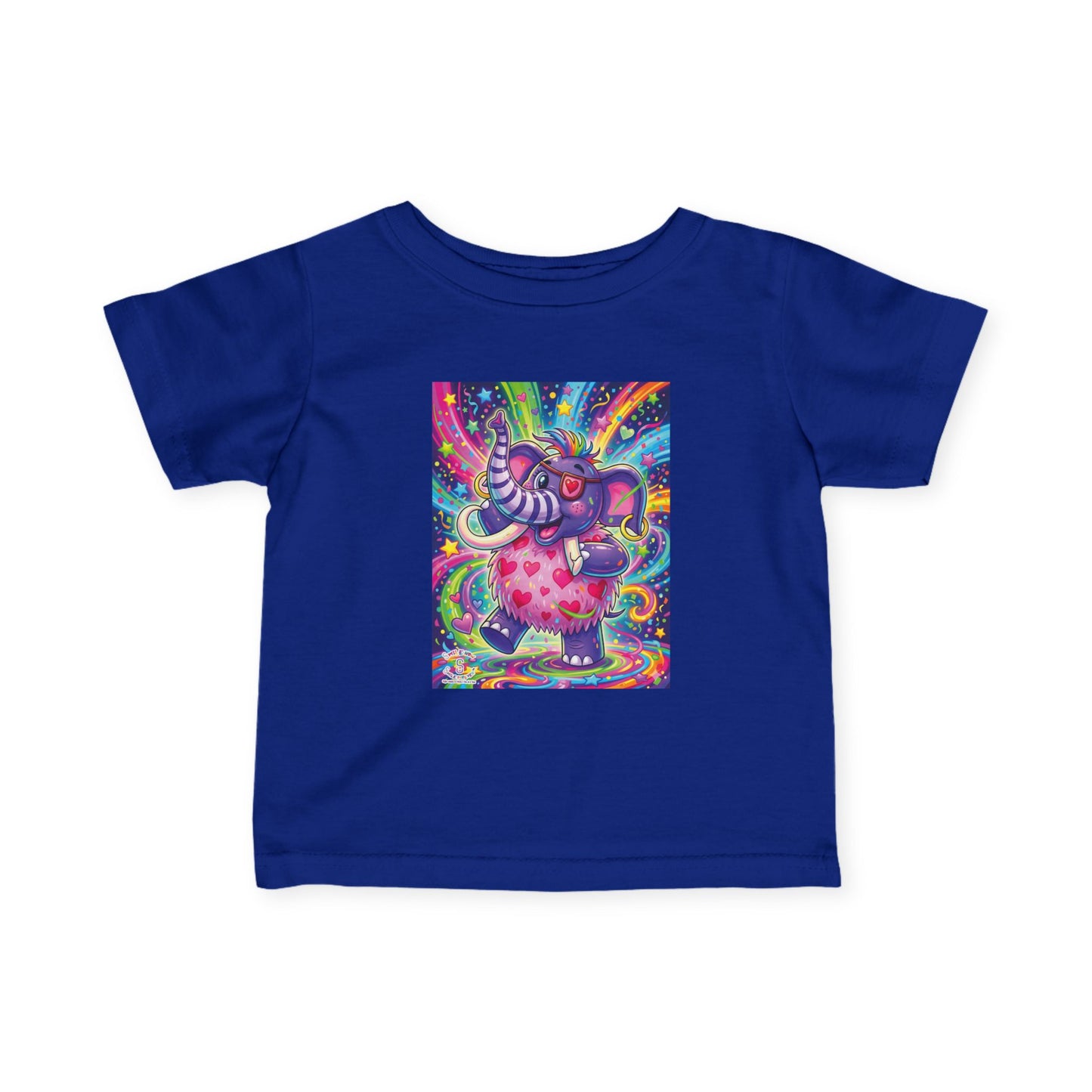 Piklez™ Infant Fine Jersey Tee – "Born to Celebrate!" Graphic Shirt | Smile Universe Collection