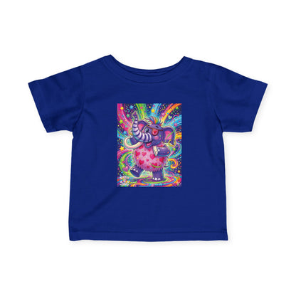 Piklez™ Infant Fine Jersey Tee – "Born to Celebrate!" Graphic Shirt | Smile Universe Collection