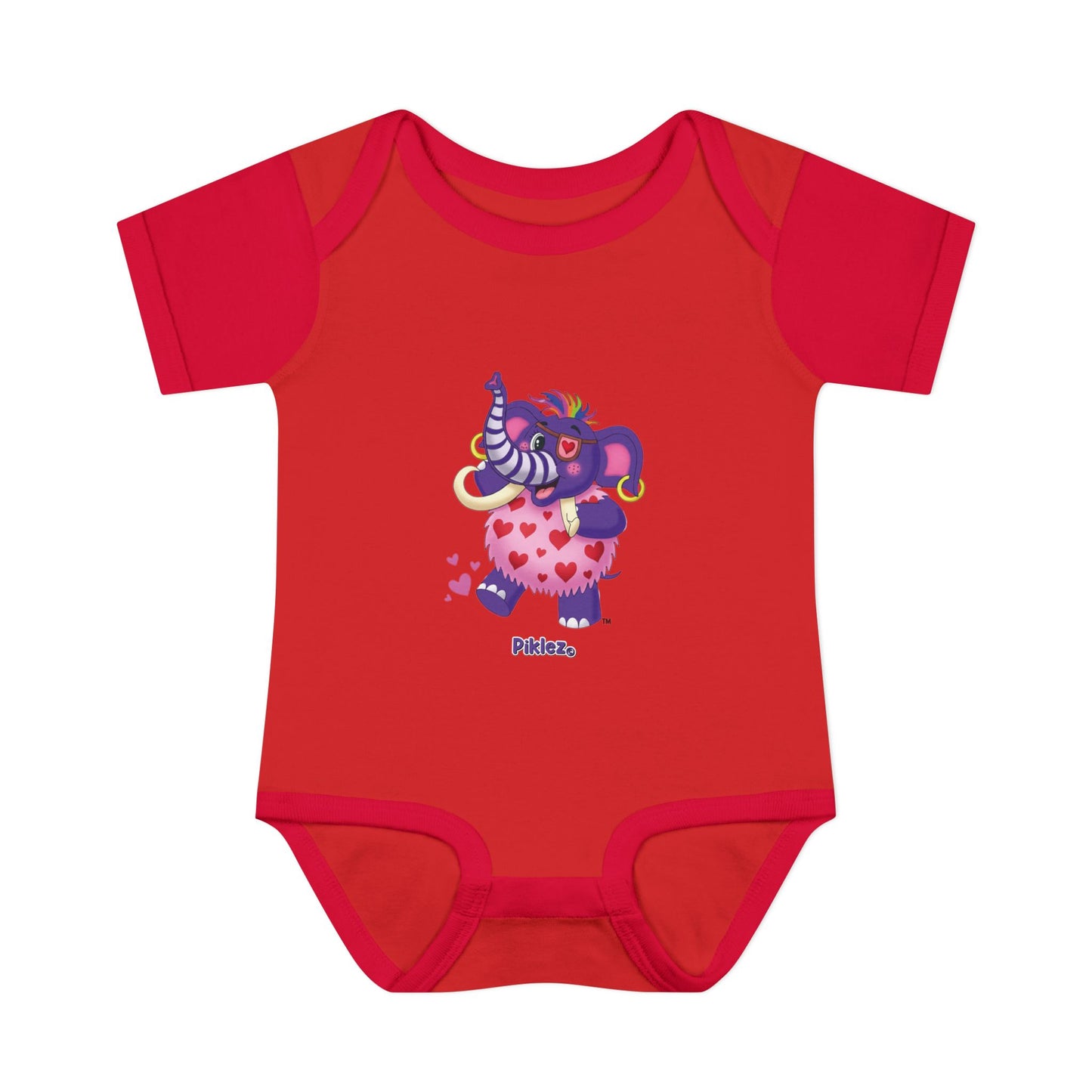 Piklez™ Infant Baby Rib Bodysuit – "Full of Love!" Graphic | Smile Universe Collection