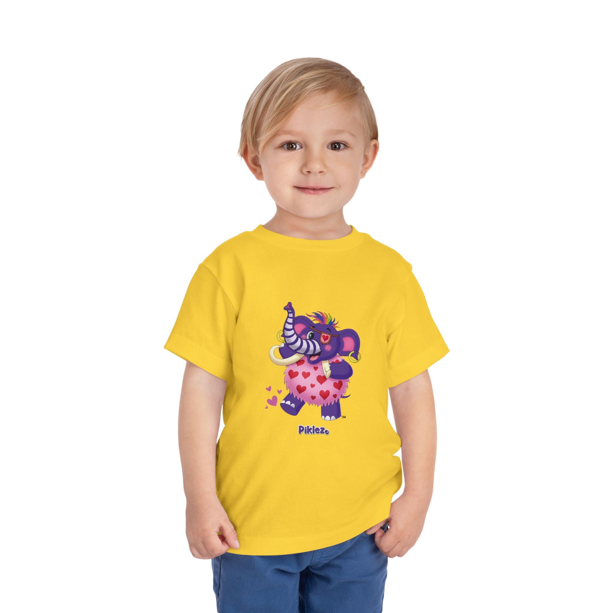 Piklez™ Toddler Short Sleeve Tee – "Full of Love!" Graphic Shirt | Smile Universe Collection