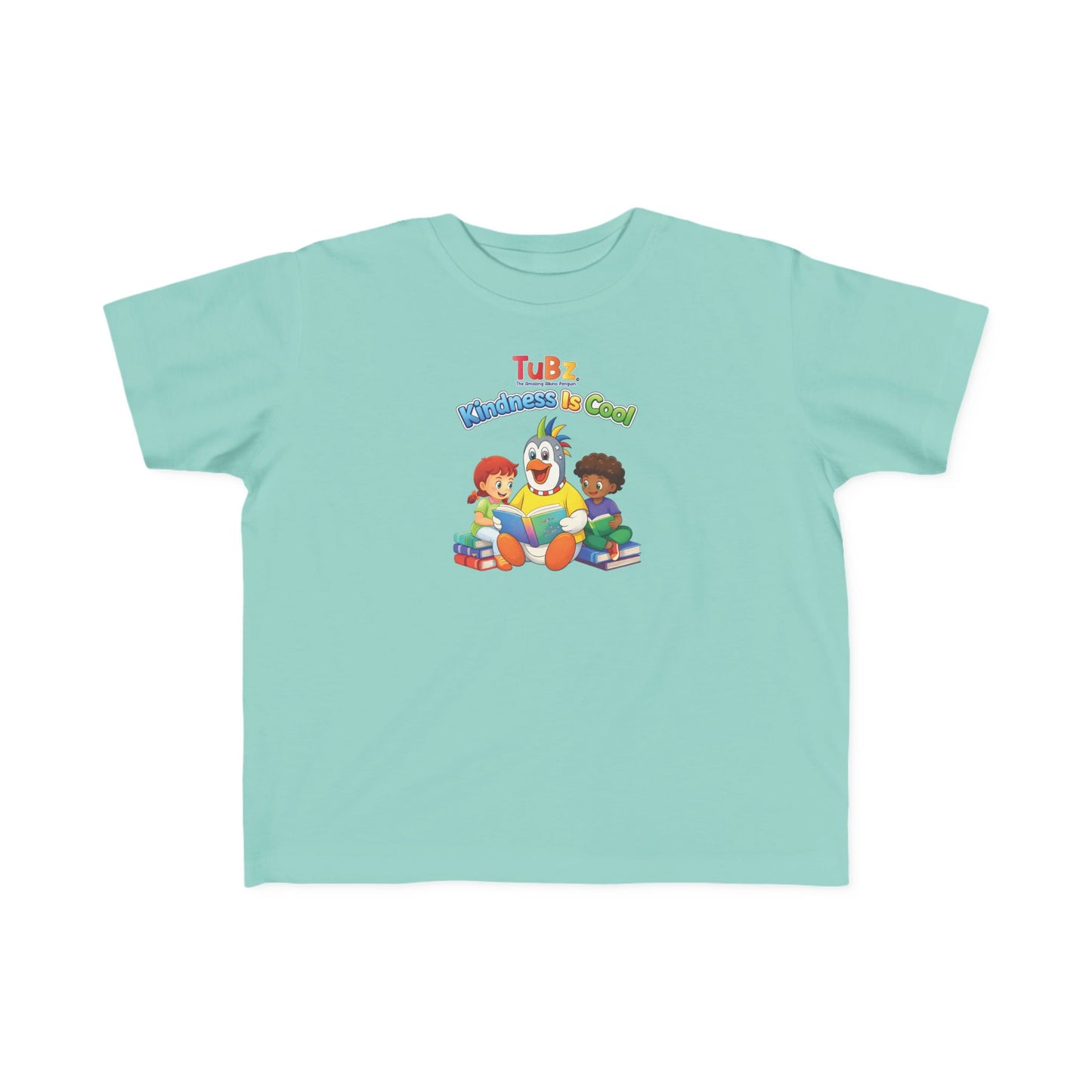 TuBz™ "Kindness Is Cool" Kids T-Shirt - Positive Message Graphic Tee | Smile Universe TuBz4Kidz