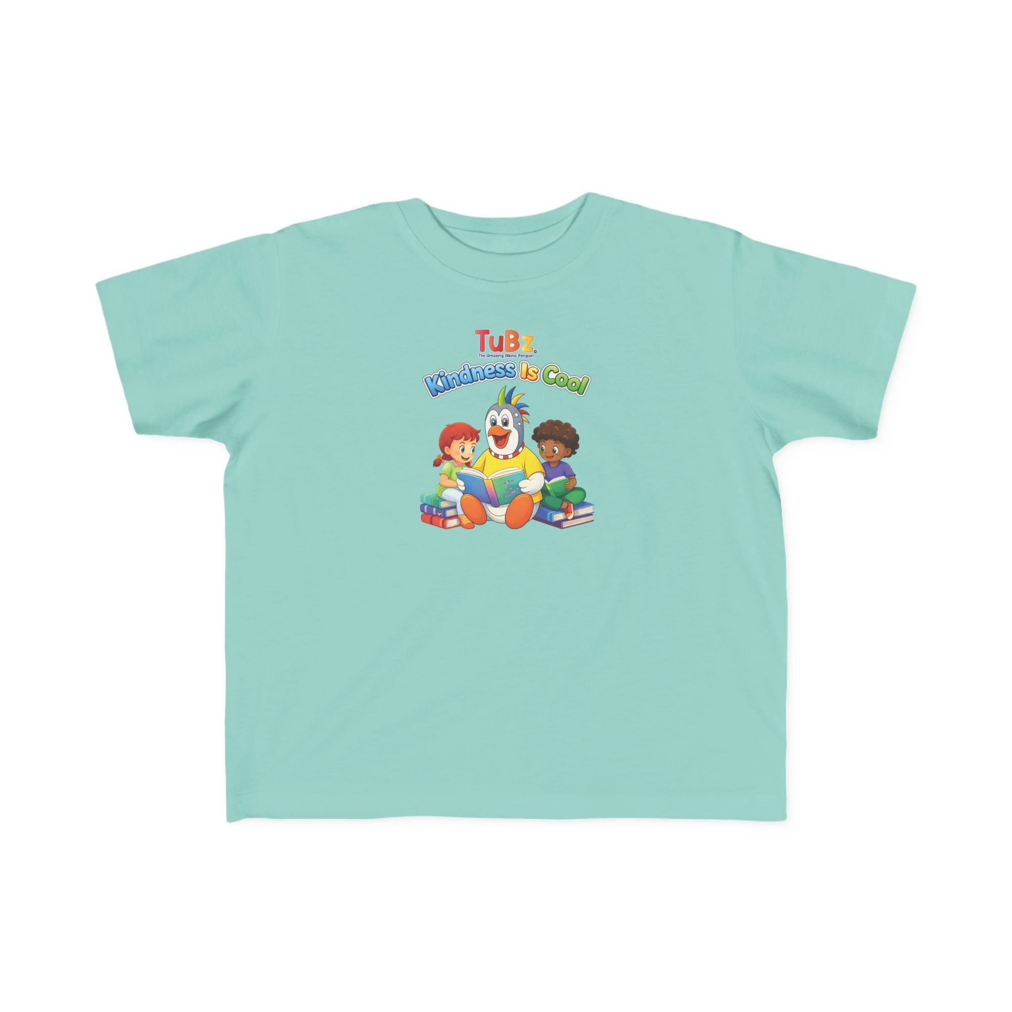 TuBz™ "Kindness Is Cool" Kids T-Shirt - Positive Message Graphic Tee | Smile Universe TuBz4Kidz