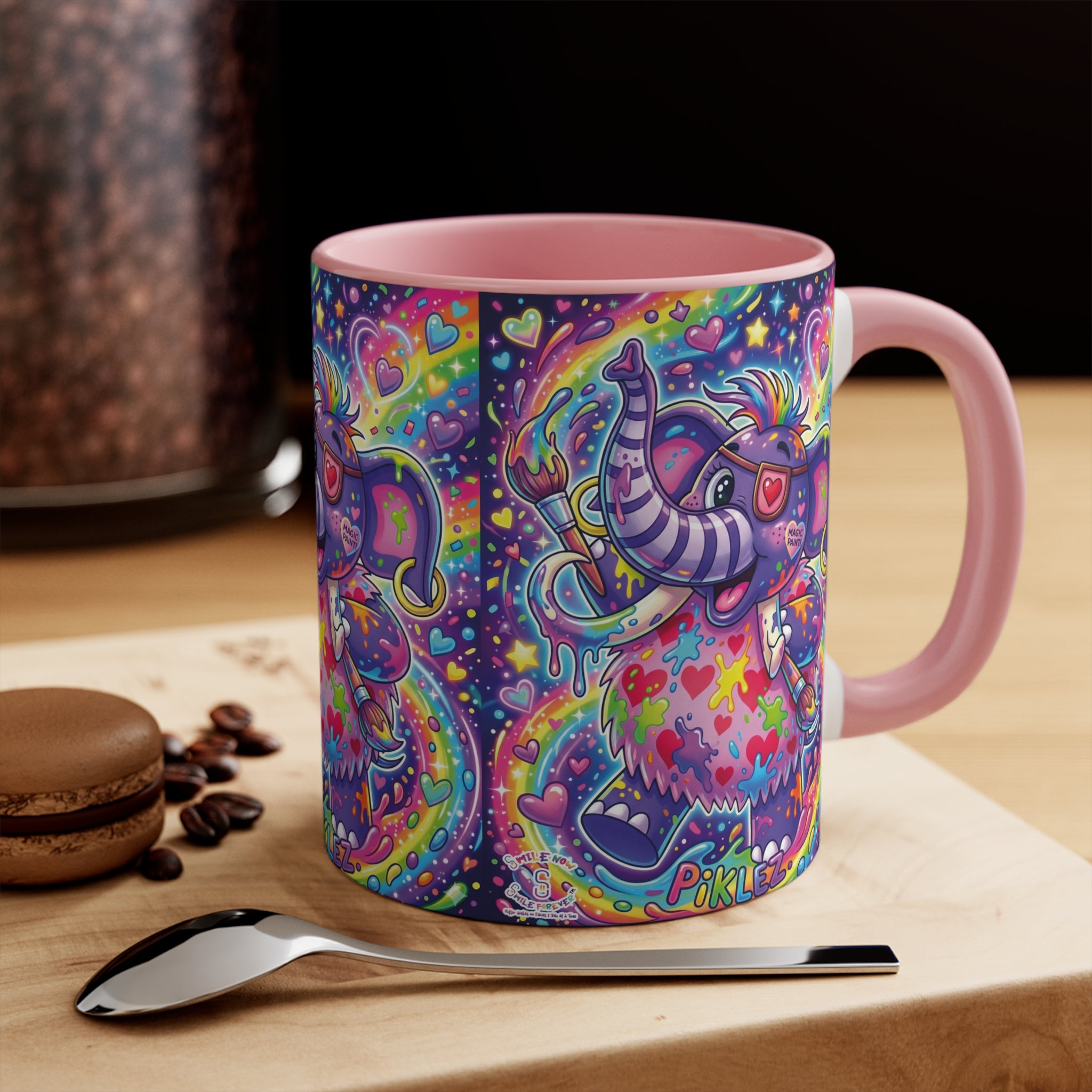 Piklez™ Accent Mug – "Magic Paint!" Graphic | Smile Universe Collection