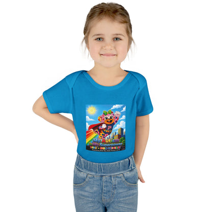 Panz™ Infant Baby Rib Bodysuit – "My Autism is My Superpower" Graphic | Smile Universe Collection