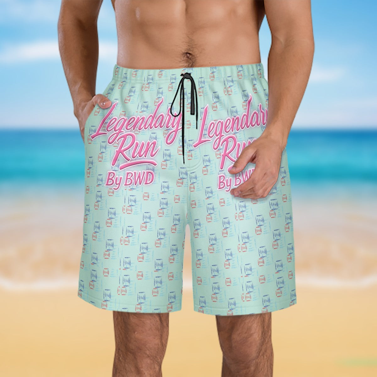 BWD Mint Rush 1’s - Men’s AOP Streetwear Shorts (First Edition)