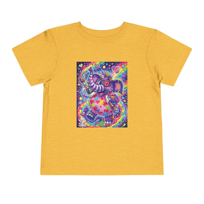 Piklez™ Toddler Short Sleeve Tee – "Magic Paint!" Graphic Shirt | Smile Universe Collection