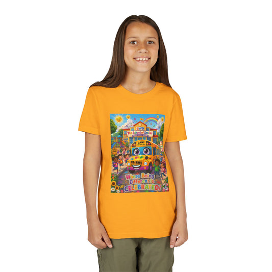 Lani™ Youth Short Sleeve Tee – "Where Being Different is CELEBRATED!" Graphic Shirt