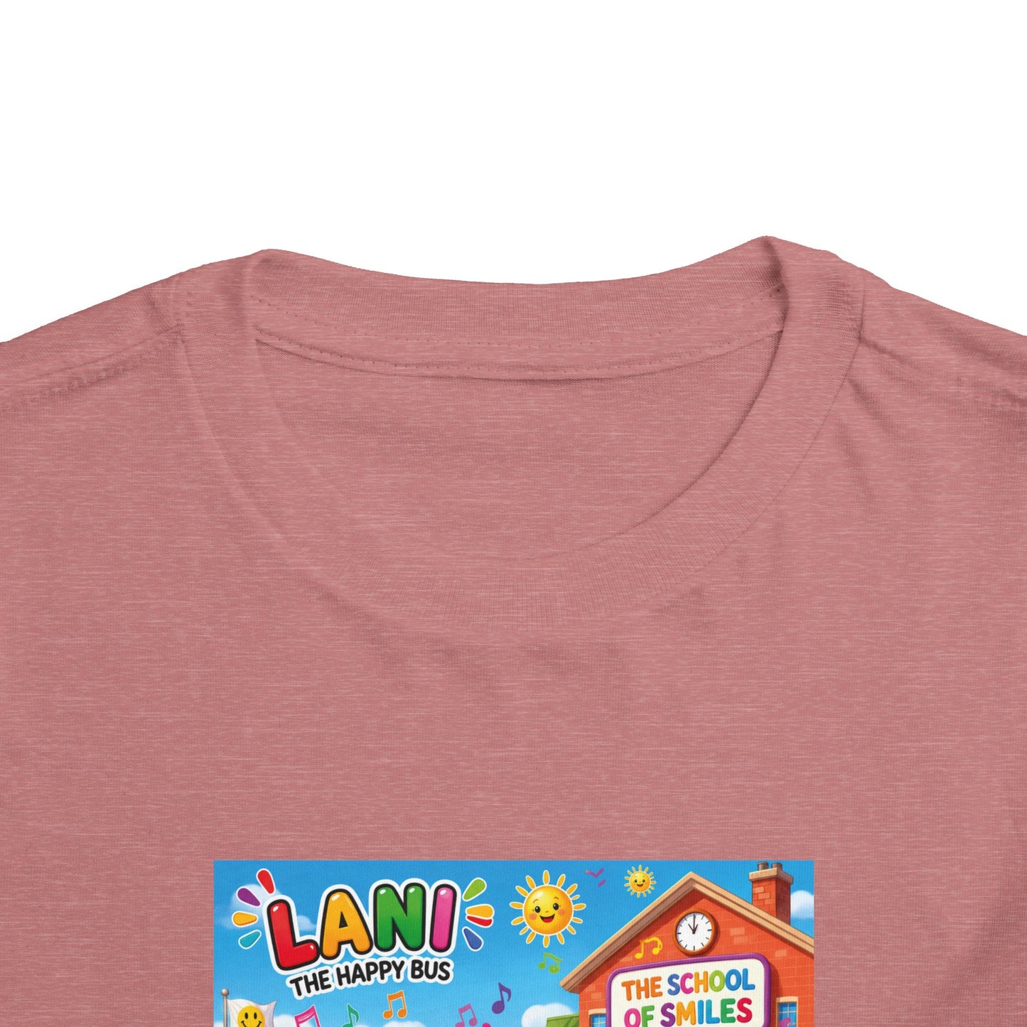 Lani™ Toddler Short Sleeve Tee – "Let's Sing Happiness Together!" Graphic