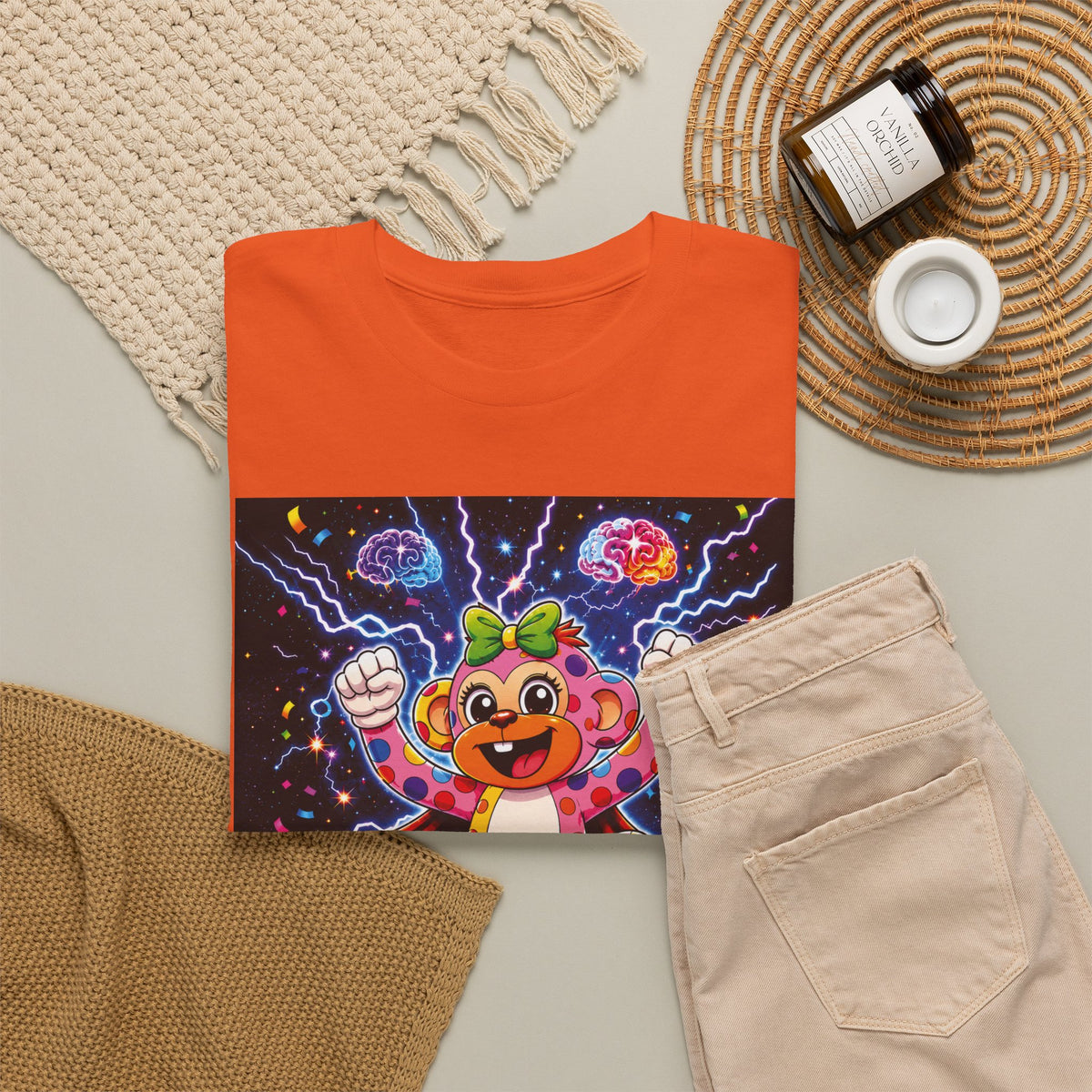 Panz™ Unisex Heavy Cotton™ Tee For Adult – "My Energy is Powerful" Graphic Tee | Smile Universe Collection