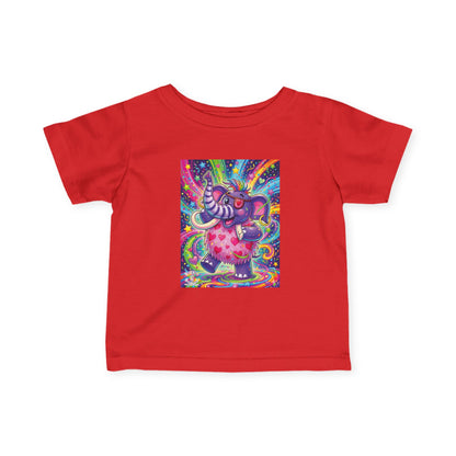 Piklez™ Infant Fine Jersey Tee – "Born to Celebrate!" Graphic Shirt | Smile Universe Collection