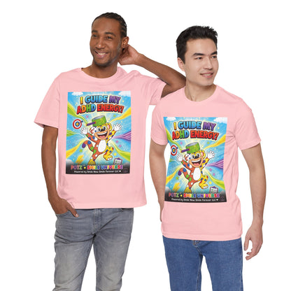 Potz™ Unisex Jersey Short Sleeve Tee – "I Guide My ADHD Energy!" Graphic Tee | Smile Universe Collection
