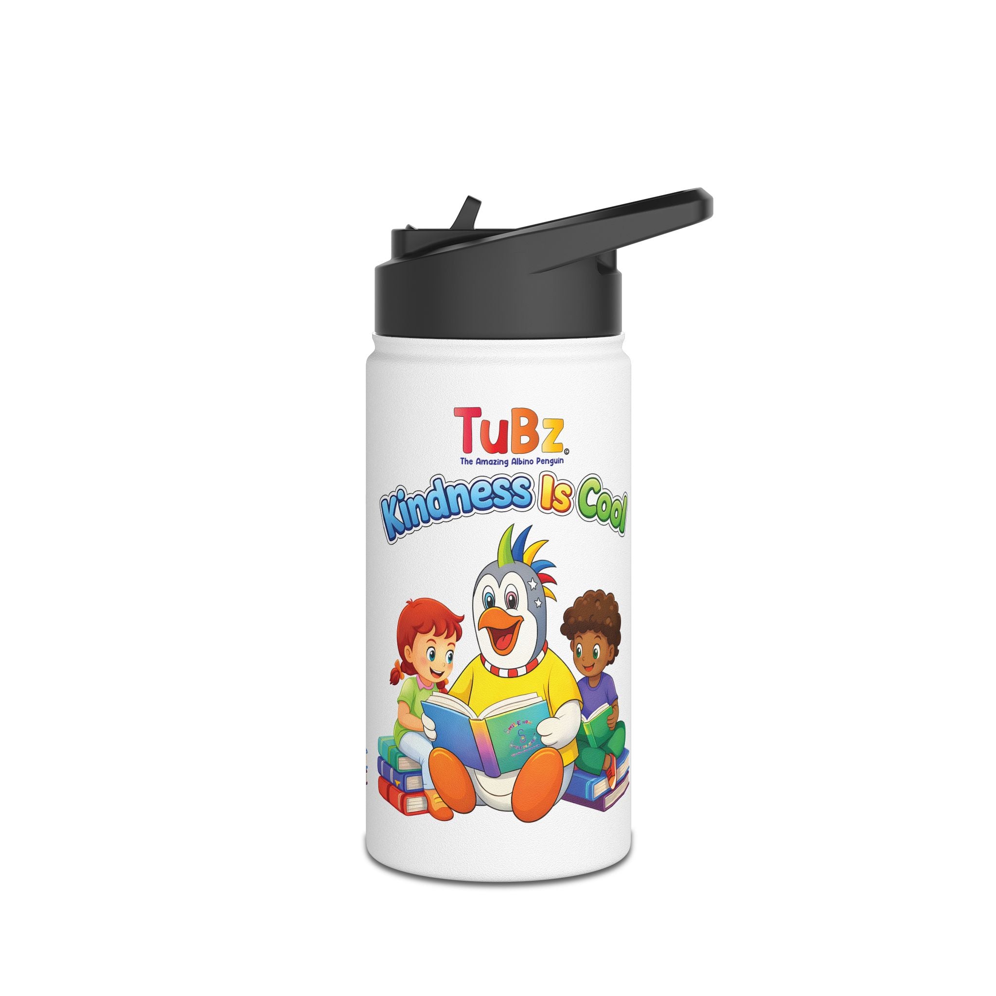 Kids Reading Stainless Steel Water Bottle – “Reading Is Cool” School Water Bottle TuBz4kids