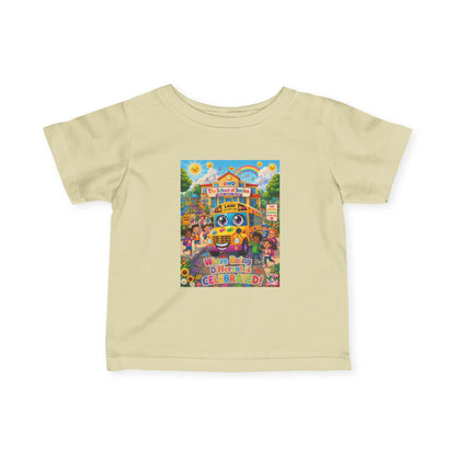 Lani™ Infant Fine Jersey Tee – "Where Being Different is CELEBRATED!" Graphic Shirt