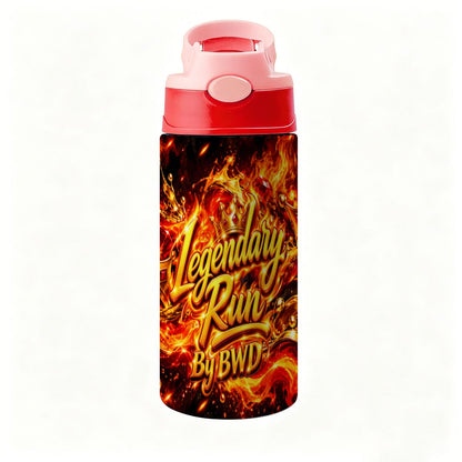 Legendary Run Water Bottle - Fire & Gold Edition
