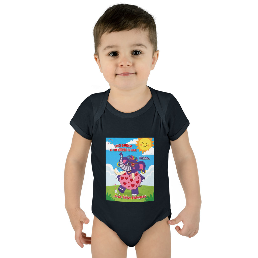 Piklez™ Infant Bodysuit – “Destined to Shine” Baby Outfit | Smile Universe Collection