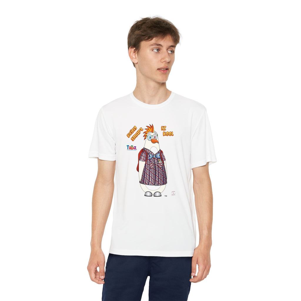 TuBz™ "Being Smart Iz Kool" Youth Competitor T- Shirt - Character Dress-Up Graphic Tee