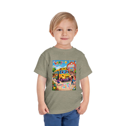Lani™ Toddler Short Sleeve Tee – "Let's Sing Happiness Together!" Graphic