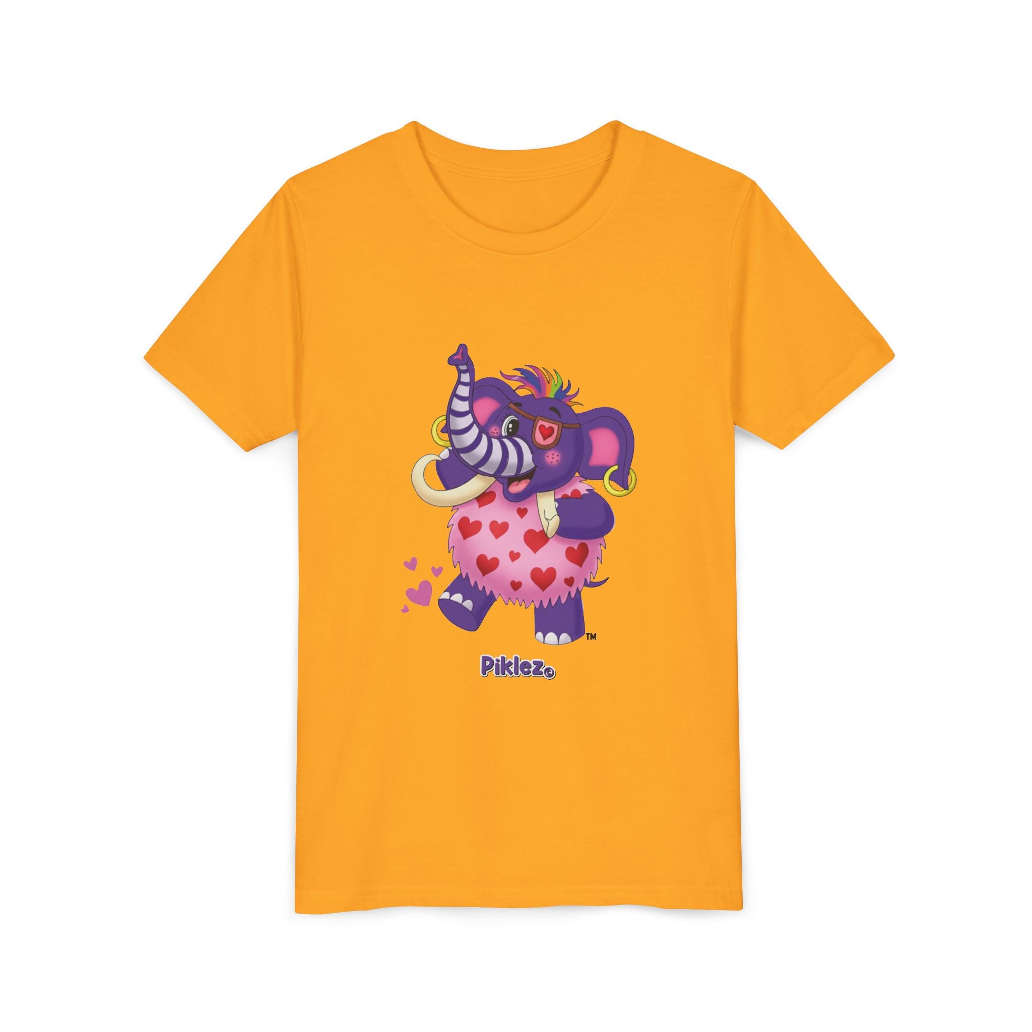 Piklez™ Youth Short Sleeve Tee – "Full of Love!" Graphic Shirt | Smile Universe Collection