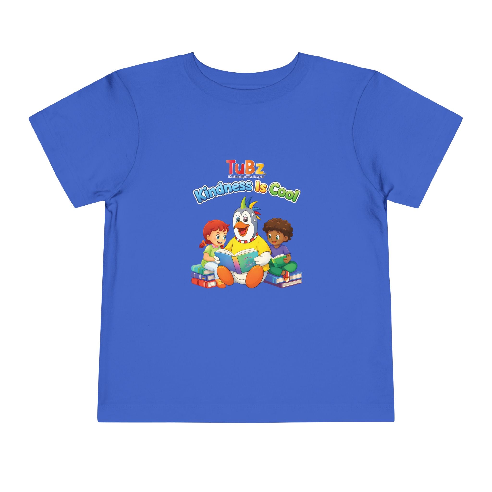 TuBz™ "Kindness Is Cool" Kids T-Shirt - Positive Message Graphic Tee | Smile Universe TuBz4Kidz