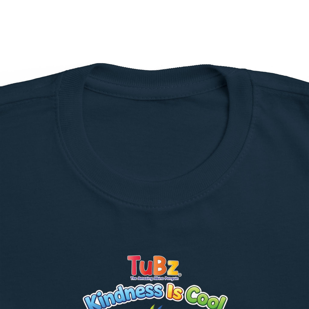 TuBz™ "Kindness Is Cool" Kids T-Shirt - Positive Message Graphic Tee | Smile Universe TuBz4Kidz