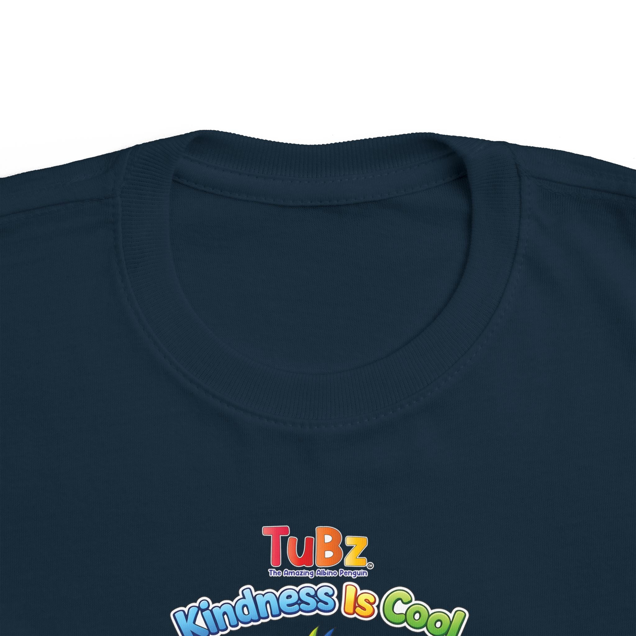 TuBz™ "Kindness Is Cool" Kids T-Shirt - Positive Message Graphic Tee | Smile Universe TuBz4Kidz