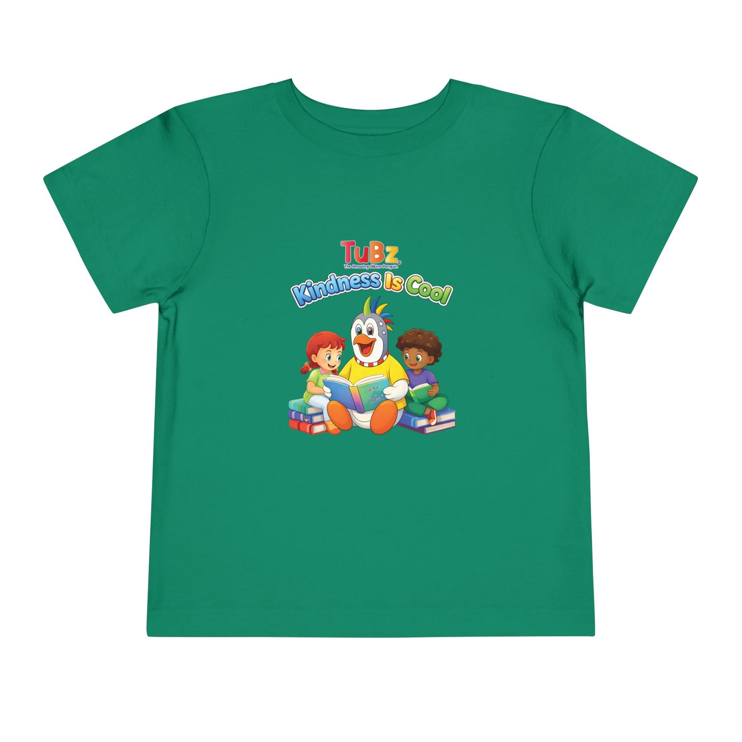 TuBz™ "Kindness Is Cool" Kids T-Shirt - Positive Message Graphic Tee | Smile Universe TuBz4Kidz