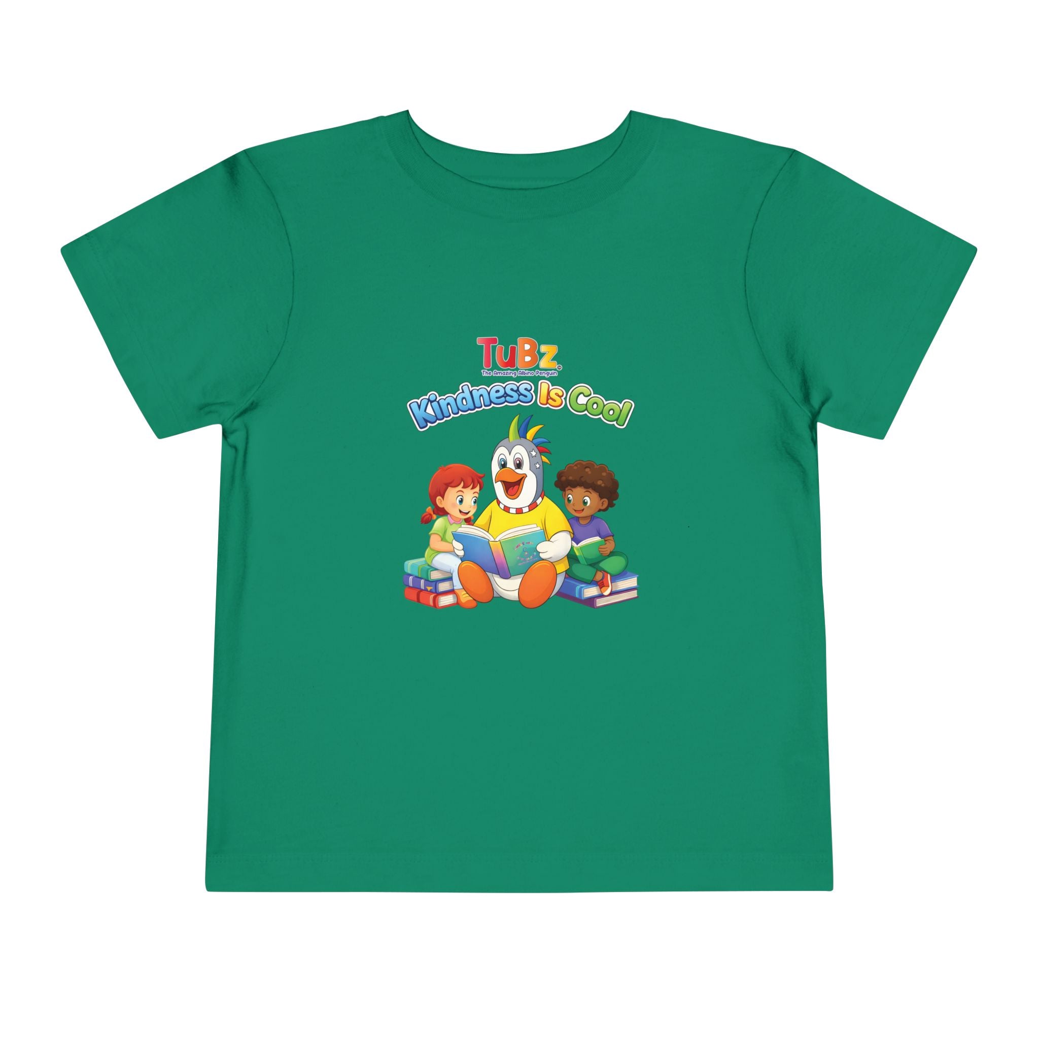 TuBz™ "Kindness Is Cool" Kids T-Shirt - Positive Message Graphic Tee | Smile Universe TuBz4Kidz