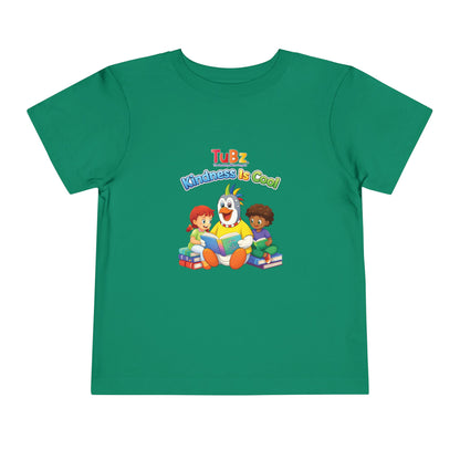 TuBz™ "Kindness Is Cool" Kids T-Shirt - Positive Message Graphic Tee | Smile Universe TuBz4Kidz
