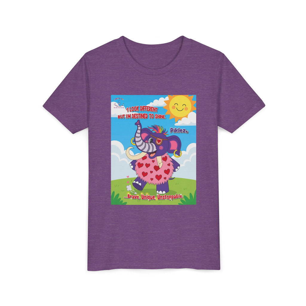Piklez™ Kids T-Shirt Youth Tee – “Destined to Shine” Graphic Tee | Smile Universe Collection