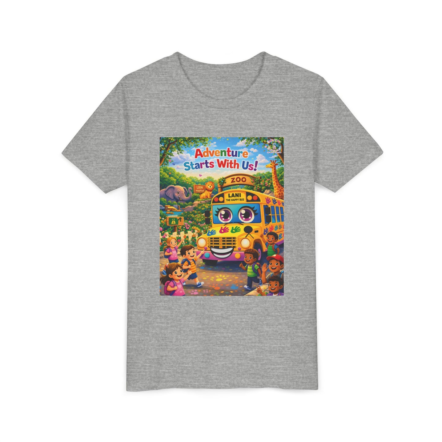 Lani™ Youth Short Sleeve Tee – "Adventure Starts With Us!" Graphic