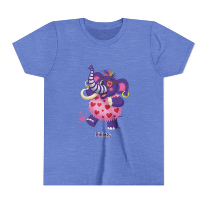 Piklez™ Youth Short Sleeve Tee – "Full of Love!" Graphic Shirt | Smile Universe Collection