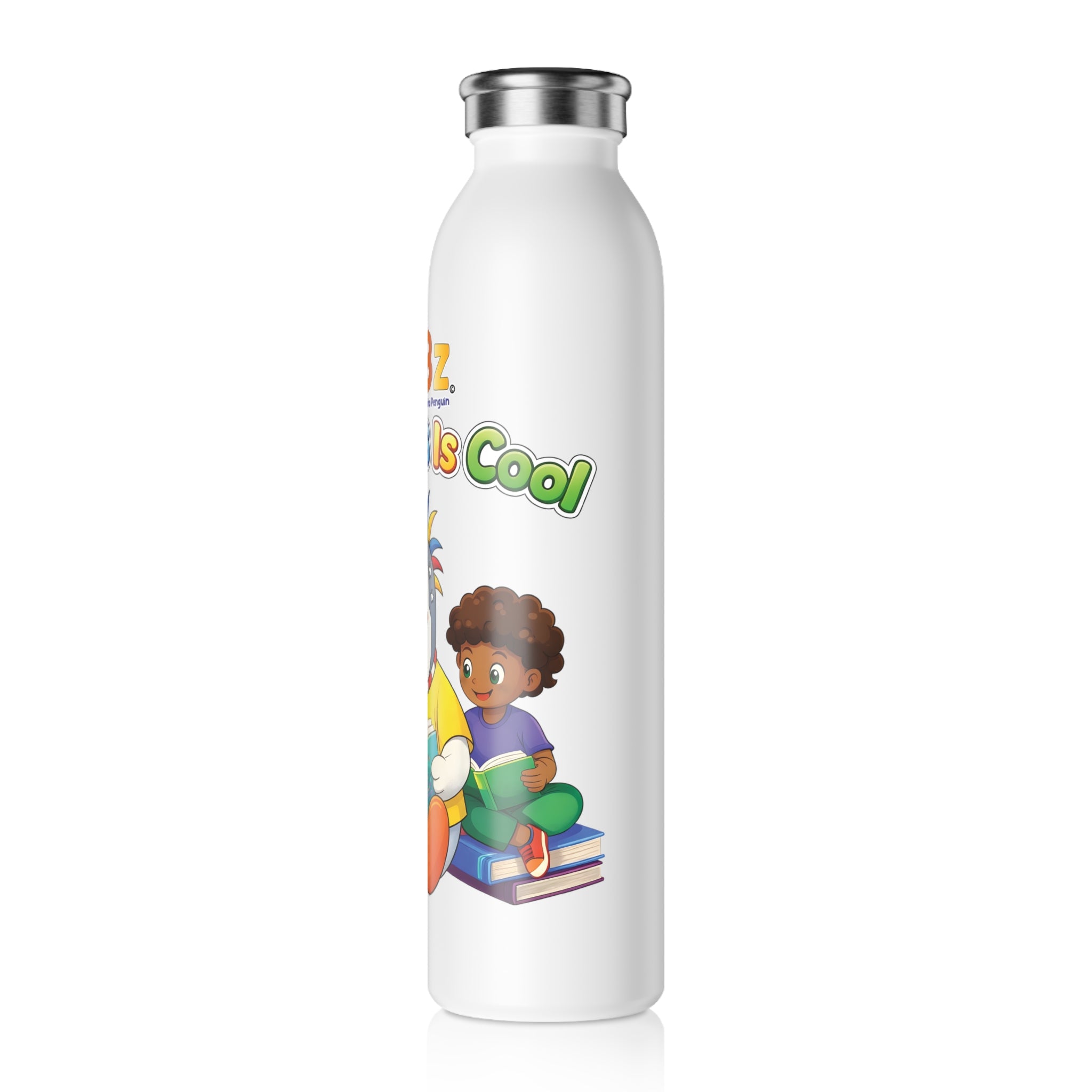 TuBz™ "Kindness Is Cool" Kids Water Bottle - School Hydration Bottle | Smile Universe TuBz4Kidz