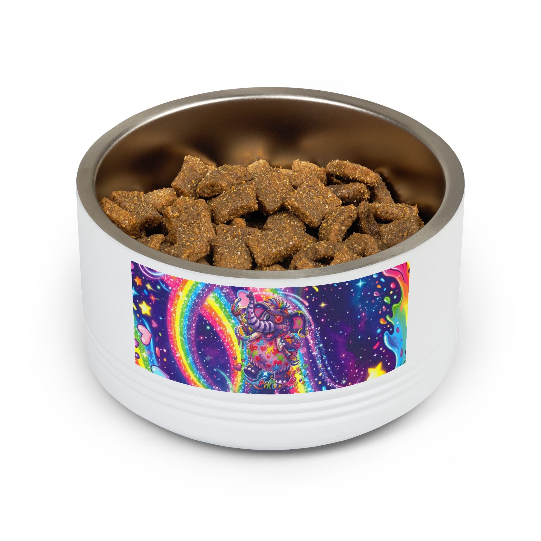 Piklez™ Pet Bowl 18oz – "Magic Paint!" Graphic | Smile Universe Collection