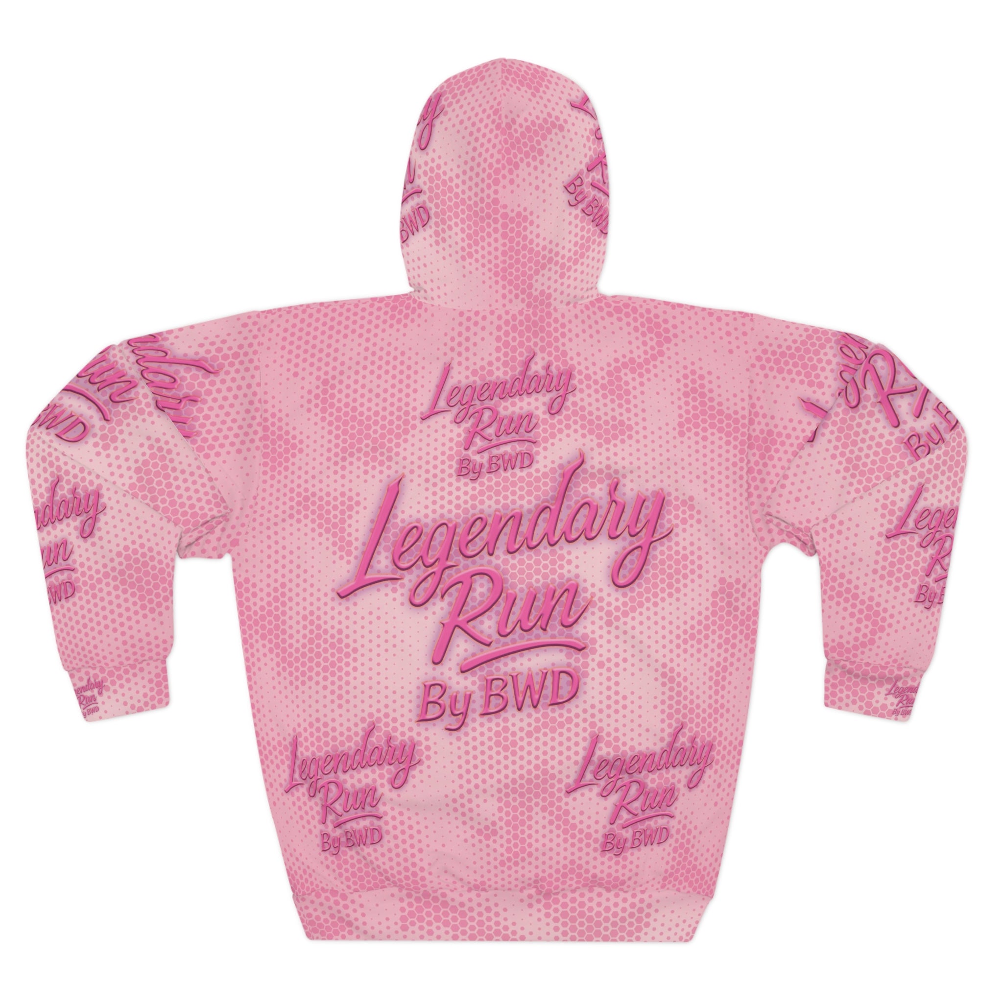 Legendary Run All-Over Print Hoodie — Pullover