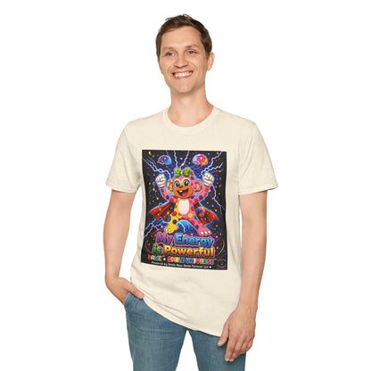 Panz™ Unisex Softstyle T-Shirt  for Adult– "My Energy is Powerful" Graphic Tee | Smile Universe Collection