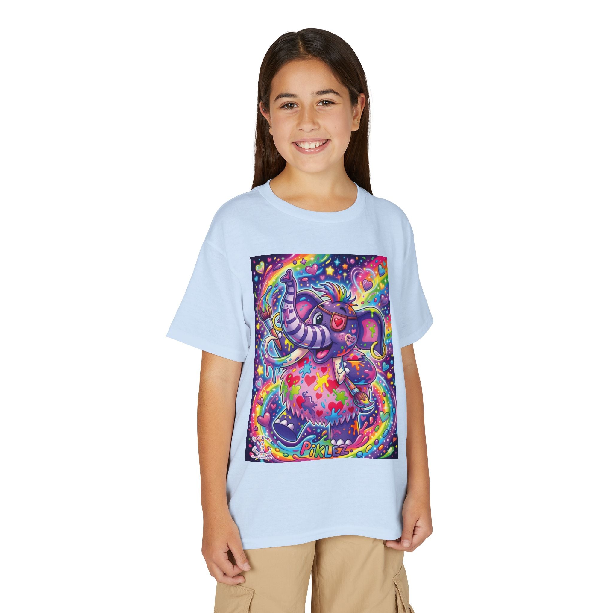 Piklez™ Youth DryBlend® T-Shirt – "Magic Paint!" Graphic Shirt | Smile Universe Collection