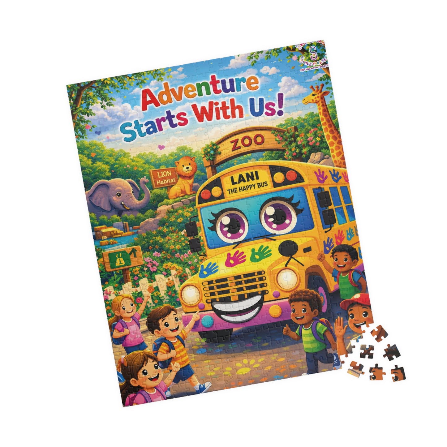 Lani™ Puzzle (110, 252, 520 & 1014-piece) – "Adventure Starts With Us!" Graphic