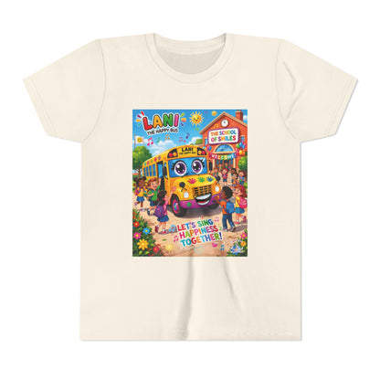 Lani™ Youth Short Sleeve Tee – "Let's Sing Happiness Together!" Graphic