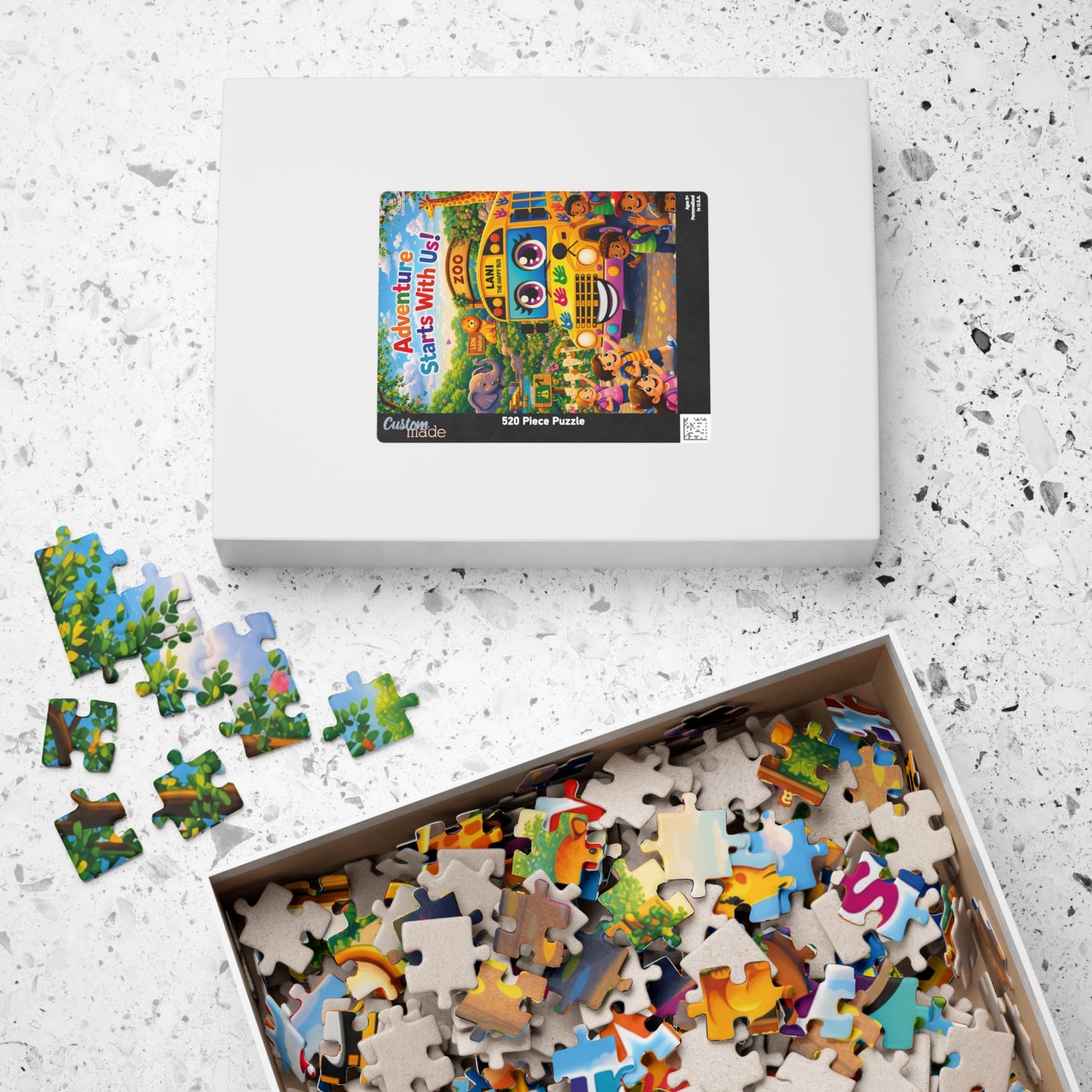 Lani™ Puzzle (110, 252, 520 & 1014-piece) – "Adventure Starts With Us!" Graphic